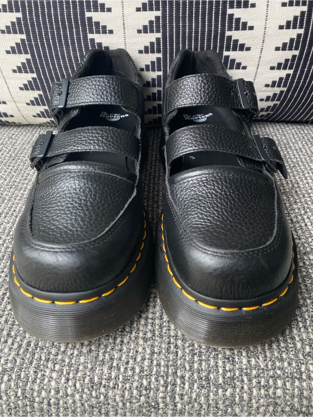 Dr Marten Buzz Mary Jane Platform Shoes - Picture 5 of 15
